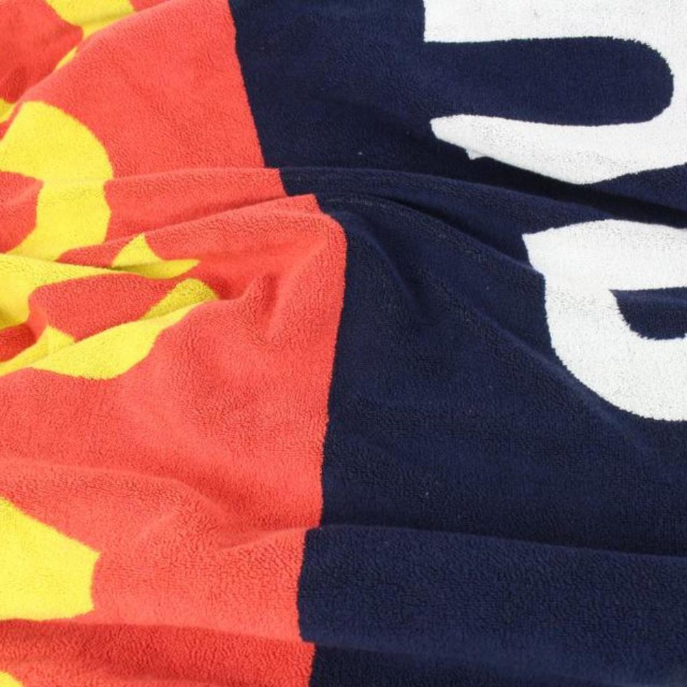 Louis Vuitton XL Huge Blue x Yellow x Red 2003 Auckland LV Cup Towel Throw 77lz4 - Picture 2 of 12